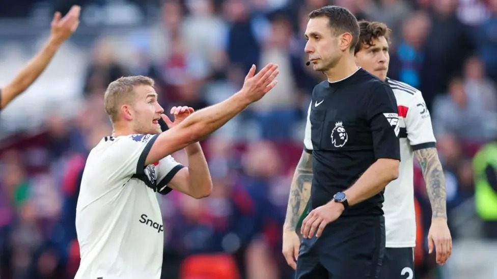 VAR misread West Ham penalty against Man Utd