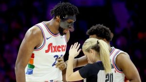 Joel Embiid ejected referee confrontation