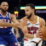 Curry makes history Warriors 76ers